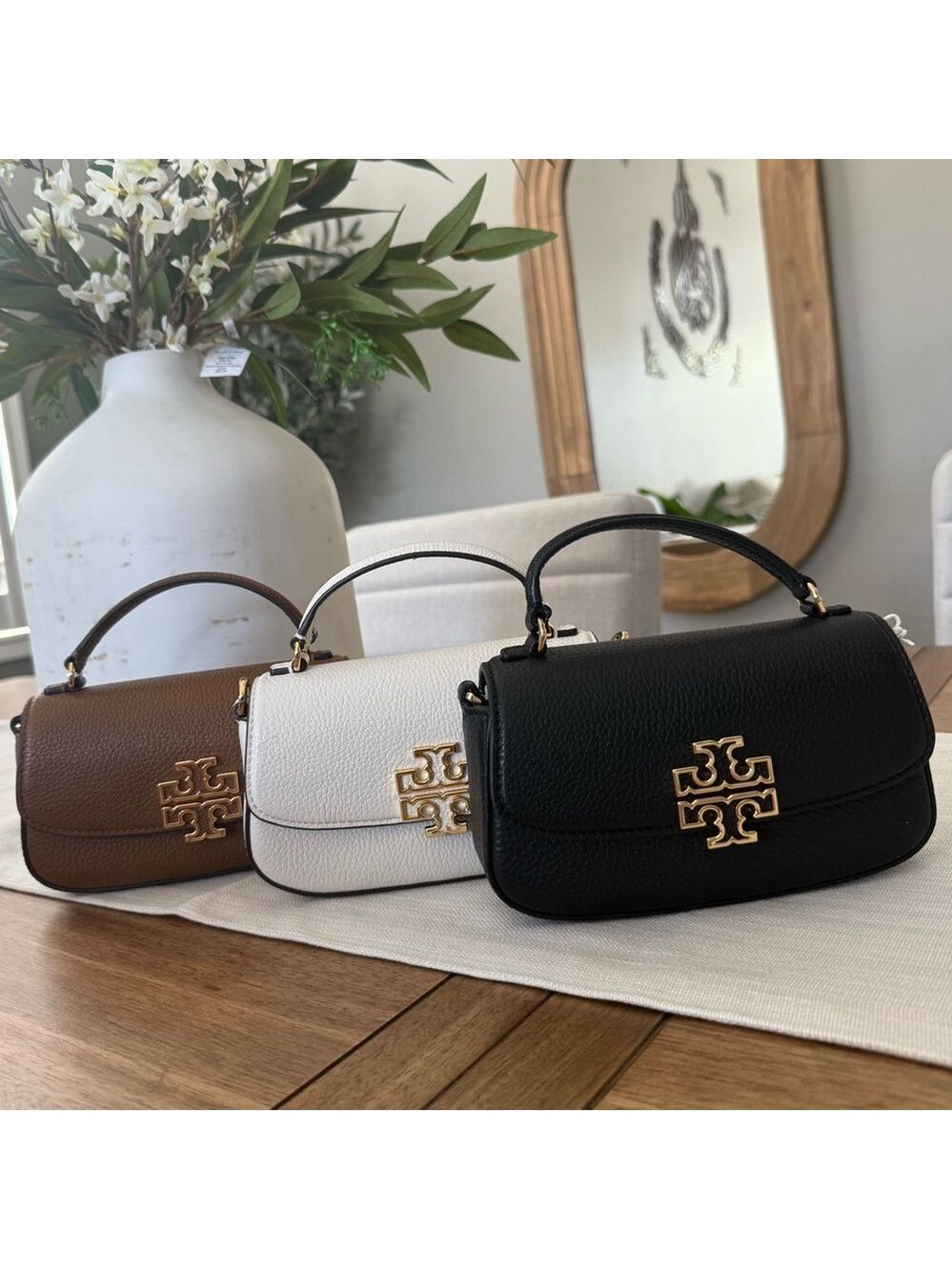 New Tory Burch Britten top handle crossbody price for each ❤️ - Picture 3 of 17